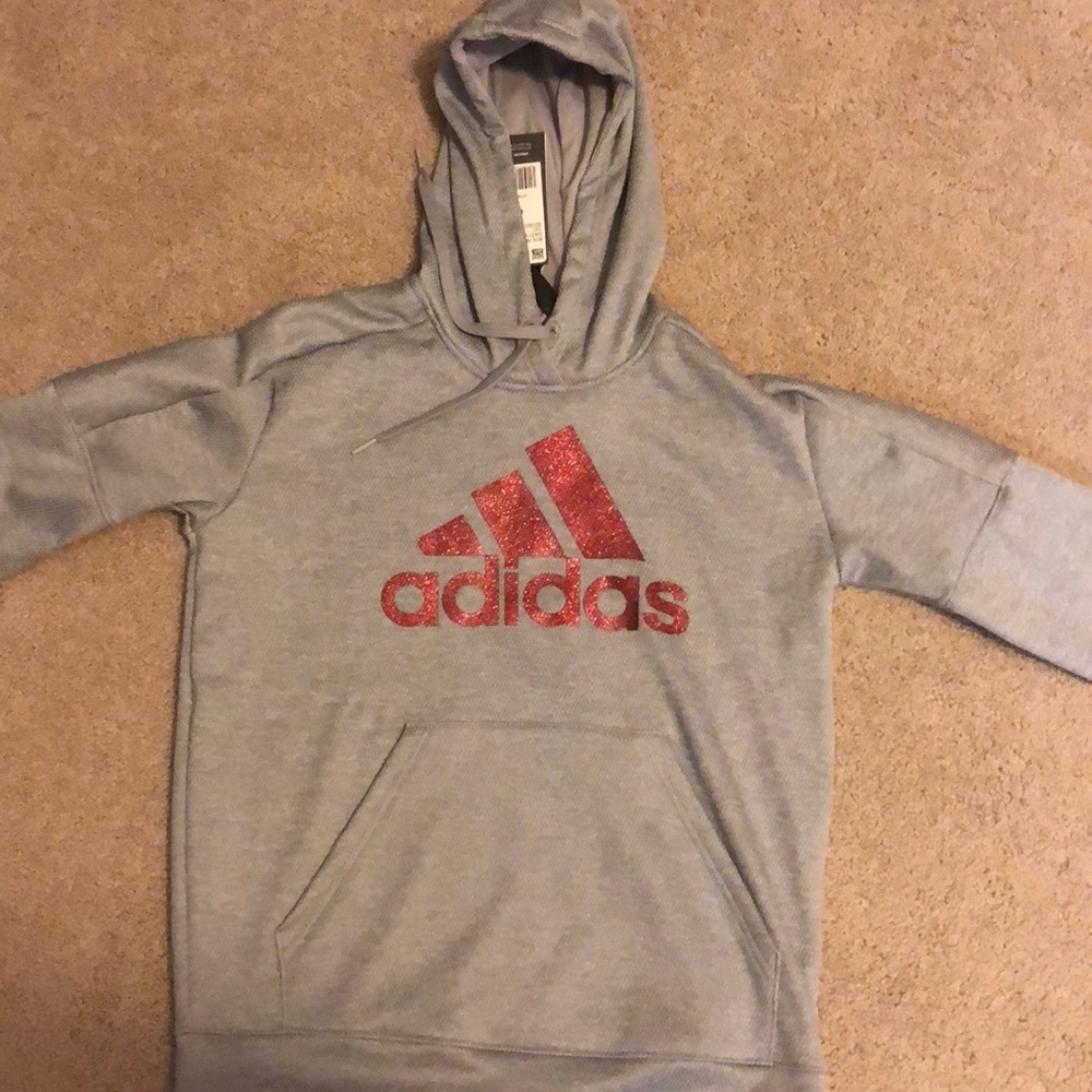 Adidas hoodie grey